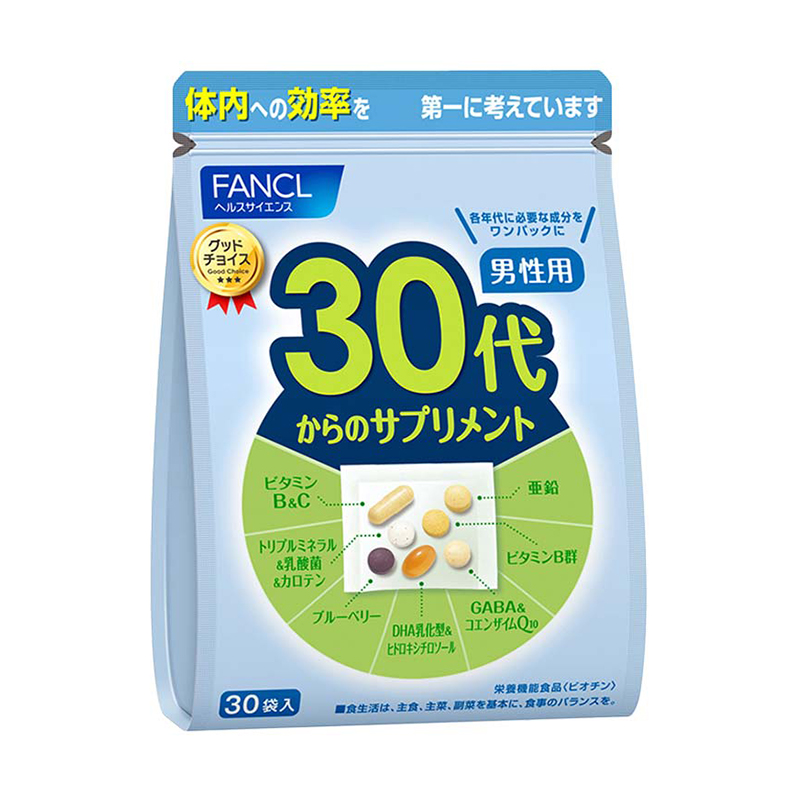 Витамины комплексного действия для мужчин старше 30 лет Fancl Good Choice Man 30+